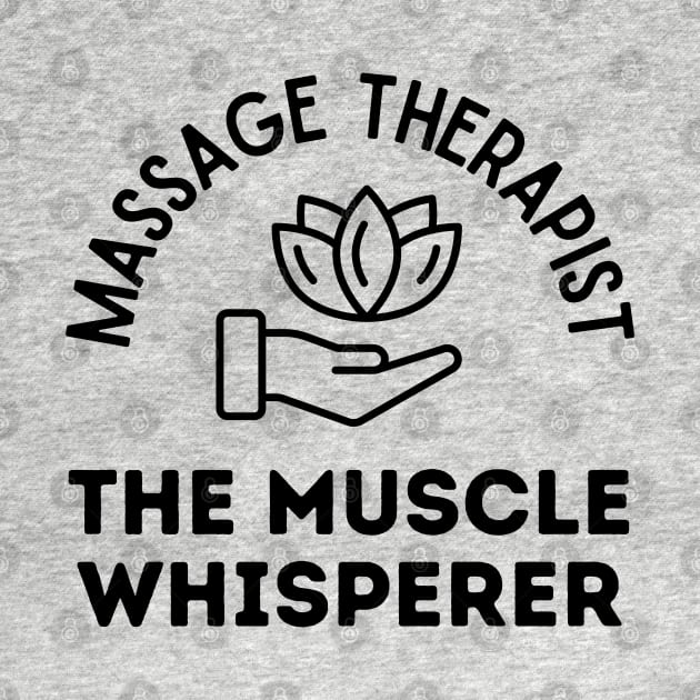 Massage Therapist The Muscle Whisperer by stressless